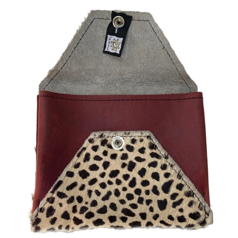 Mini Pouch Bag Leather/Cowhair Case